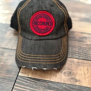Eric Church Black and Red Women's Cap